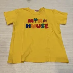 ミキハウス MIKIHOUSE 半袖Tシャツ 黄色 120cm