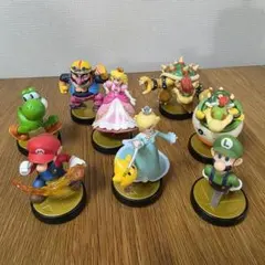 マリオ シリーズ amiibo アミーボ 11体 - メルカリ