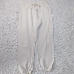 ユニクロ スウェット パンツ アイボリー XL 大きいサイズ リラックス ウェア