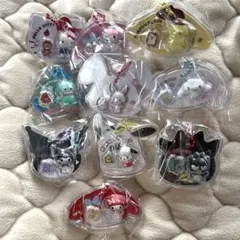 サンリオキャラクターズ　パッケージチャーム&チョコボーロ　10種コンプリート