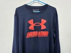 アンダーアーマー　UNDER ARMOUR　ロンT　ネイビー　ヒートギア　XXL