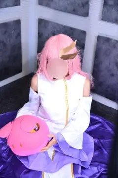 【コスプレ衣装】ガンダムSEED ラクス・クライン 水の証 ドレス ウィッグ付 コスプレ衣装】ガンダムSEED ラクス・クライン 水の証 ドレス ウィッグ