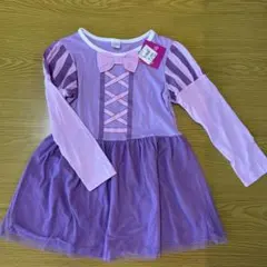 【新品未使用】ラプンツェル風ワンピース・120