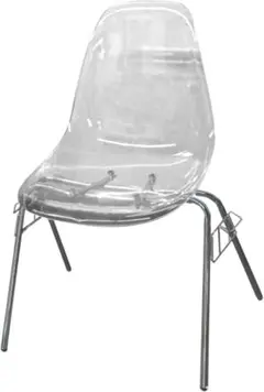 新品送料込み　イームズ　サイドシェルチェア リプロダクト 　クリア