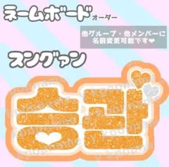 승관 ネームボード