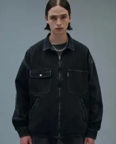 COOTIE DENIM ZIP UP WORKJACKET BLACKFADEのサムネイル
