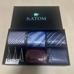 RATOM ネクタイ 5本セット タイピン付き