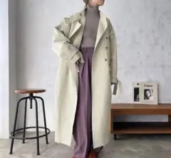 Link cyoshi kunthmarfトレンチコート ロングコート ベージュ