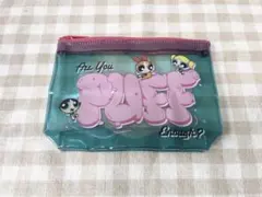 パワーパフガールズ キュート クリアポーチ ガチャ D グリーン