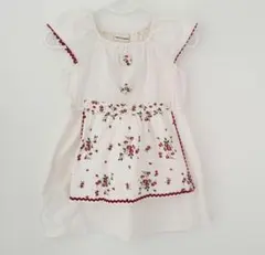 センスオブワンダー　野いちご柄ワンピース90センチ