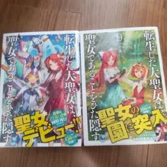初版本転生した大聖女は、聖女であることをひた隠す 8、9セット