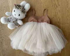 ベビードレス＆ヘアバンドセット