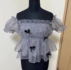 GRL グレイル オフショルトップス