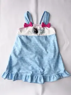 値下げ⭐︎美品⭐︎ アナ雪 ワンピース水着 100cm 水色 アナと雪の女王