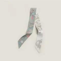 新品未使用 花柄 可愛い エルメス ツイリー ブリッドドゥガラアンフルール エルメス ツイリー ブリッドドゥガラアンフルール＆アイライナー