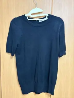 ZARA ブラック サマーニット Mサイズ