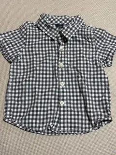 babyGap 半袖チェックシャツ 12-18ヶ月