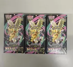 ポケモンカードMEGA ドリーム ex　3BOX シュリンク付き