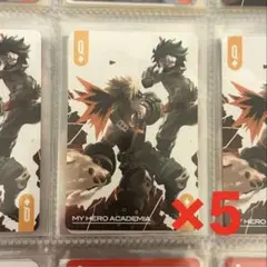 僕のヒーローアカデミア ヒロアカ 爆豪勝己 緑谷出久 トランプ 赤箱 カード