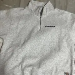 Dickies ハーフジップ M グレーのサムネイル
