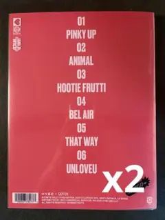 KATSEYE Wild heart Ver.タワーレコード限定盤 x2