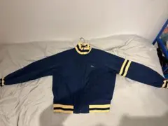 IZOD LACOSTE ナイロンジャケット ネイビー/イエロー