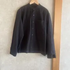 バンドカラーシャツ 黒 Mサイズ