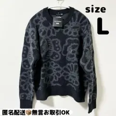 【新品タグ付】マリメッコ×ユニクロ ラムクルーネックセーター marimekko