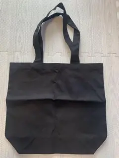 布トートバッグ　約縦35×横39×マチ11㎝　丈夫　買い物等に！　黒のサムネイル