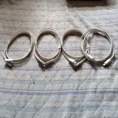 ホワイトLightningケーブル4本セット