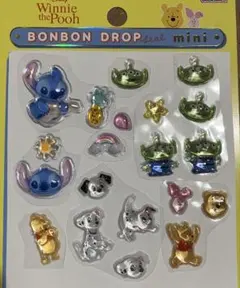 【正規品】ボンボンドロップシールミニ他　　ディズニー プーさんなど　おすそ分け
