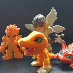 当時物　デジモン　フィギュア　セット
