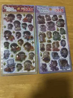 正規品　名探偵コナン　うるちゅるシール　2種セット　うるちゅるPOPSEAL