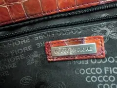 COCCO FIORE クロコダイル風トートバッグ