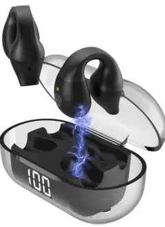 Bluetooth5.3 空気伝導イヤホンHIFI音質オープンイヤー