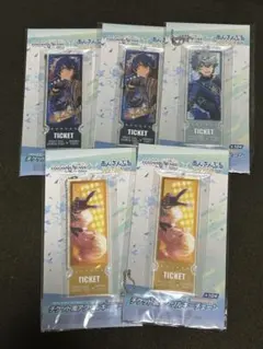 プロセカ×あんスタ チケット風アクリルキーチェーン　 5個