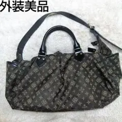 美品⭐️ラシット トートバッグ ボストンバック 2WAY ダークブラウン 旅行