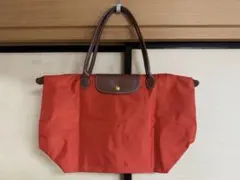 ロンシャン エッフェル塔デザイン トートバッグ レッド - メルカリ