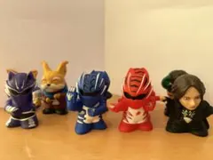 【タイムセール】獣拳戦隊ゲキレンジャー　ゲキレンジャー　キッズ　指人形　ソフビ