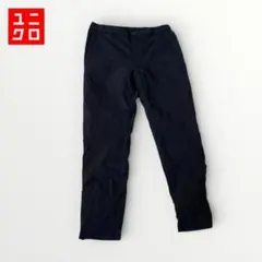ユニクロ✨裏フリースパンツ L 黒 防寒