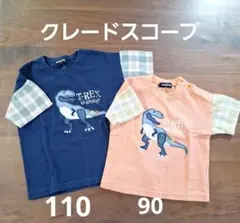 クレードスコープ★T-REX Tシャツ 110&90