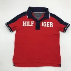 トミーヒルフィガー　ポロシャツXS 4/5 赤