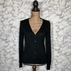 UNIQLO／Ｖネックカーディガン シンプル　紺　ベーシック