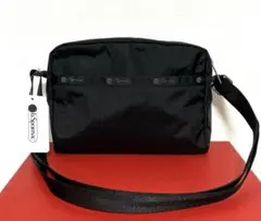 新品タグ付 レスポ ブラック 黒 クロスボディ ショルダーバッグ 軽量　男女兼用