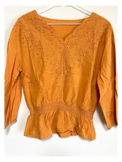 シャツブラウス レディース 7分袖 GU