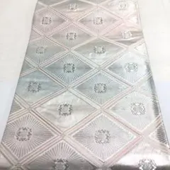専用a42 正絹 六通袋帯 銀糸 ラメ 着物