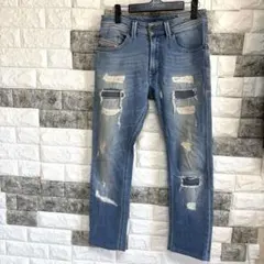 ディーゼル THOMMER SLIM-SKINNY 当て布 ダメージ加工 W30 - メルカリ