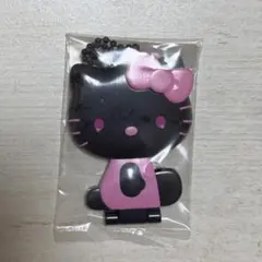 ハローキティ ミラーコレクション キーホルダー 黒・ピンク