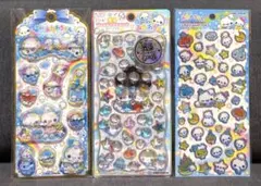 【正規品】ぷくぷくあわわちゃん♡ 光るプチドロップステッカー 他