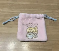 すみっコぐらし 巾着袋 ピンク